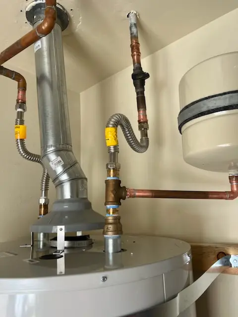 Water heater installation and plumbing repair in Scoutland